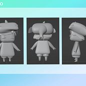 Gurito ( Kawaii character creation 3D ). Een project van 3D y Kostuumontwerp van Jaro Grillo - 20.01.2022