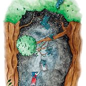 Mon projet du cours : Techniques d’illustration pour débloquer votre créativité. Un proyecto de Diseño, Ilustración tradicional, Bellas Artes, Pintura, Creatividad, Creatividad con niños y Sketchbook de chaibcreations - 20.01.2022