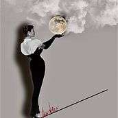 Vintage moon. Traditional illustration, and Fashion Illustration	 project by Monica Locatelli - 01.20.2022