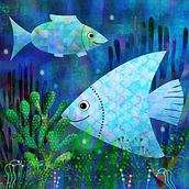 Mon projet du cours :  Illustration d'animaux expressifs et colorés sur Photoshop. Traditional illustration, and Digital Illustration project by Caroll Boubou - 01.20.2022