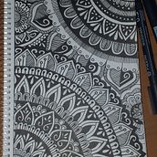 Mi Proyecto del curso: El arte de dibujar mandalas: crea patrones geométricos. Drawing, Ink Illustration, and Design project by andrutello123 - 01.20.2022