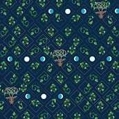 Meu projeto do curso: Criação e comercialização de padrões vetoriais . Ilustrație tradițională, Design de model, Design vestimentar, Tipărire și Afaceri de Alissa Farias - 01.21.2022