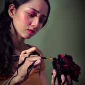 "Que lastima que solo querer nunca sera suficiente.". Een project van Fotografie, Portretfotografie, Artistieke fotografie, Fotografische zelfportretten e Interieurfotografie van valeriagranadino - 21.01.2022