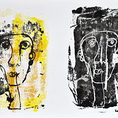 Monoprinting with Oil . Painting, Oil Painting, and Drawing project by Anno - 01.21.2022