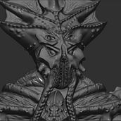 Scultura del Kraken. Un progetto di 3D, Modellazione 3D e Character design 3D di adamodanilo90 - 20.01.2022