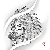 Mi Proyecto del curso: Diseño e ilustración digital de tatuajes con Procreate. Traditional illustration, Graphic Design, Digital Illustration, Tattoo Design, and Digital Drawing project by Paola Castillo - 01.15.2021