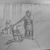 Mon projet du cours : Principes fondamentaux pour dessiner des personnes à partir de l'imagination. Sketching, and Pencil Drawing project by Damien Hervé - 01.21.2022