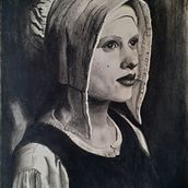 Mon projet du cours : Portrait artistique au fusain : créez des ambiances. Traditional illustration, Fine Arts, Drawing, Portrait Drawing, Realistic Drawing, and Artistic Drawing project by bruno_d_savelli - 01.21.2022