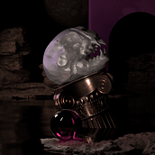 Skulls Collection 2022. Un progetto di Illustrazione tradizionale, 3D, Design, Graphic design e Modellazione 3D di Cristhian Peña - 18.01.2022