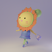 Mi Proyecto del curso: Creación de personajes kawaii en 3D con Blender . Traditional illustration, Character Design, Digital Illustration, 3D Modeling, and Manga project by aifos2000 - 01.20.2022