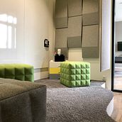 A green and creative Interior Design for your Office Space. Interior Design project by Christin Kaldma - 01.21.2022