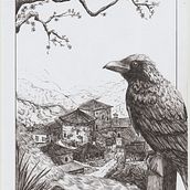 Meu projeto do curso: Ilustração com tinta e bico de pena: registre o mundo natural. Un progetto di Bozzetti, Disegno, Disegno artistico, Sketchbook, Illustrazione con inchiostro e Illustrazione naturalistica di Sara Oliveira - 23.01.2022