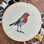 My project in Painting with Thread: Textile Illustration Techniques course. Traditional illustration, Embroider, and Textile Design project by Imroze Albert - 01.21.2022