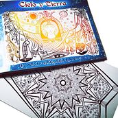 Nuevo Libro!"Cielo y Tierra" meditar y colorear las diosas egipcias libro/oráculo. Un proyecto de Ilustración tradicional, Diseño de papelería				, Creatividad y Dibujo de Paula Franco - 22.01.2022