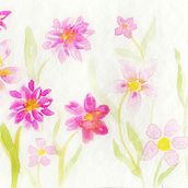 primer intento en acuarela . Pictură în acuarelă de Erika Araya - 01.22.2022