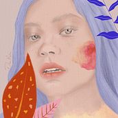 Mi Proyecto del curso: Retrato ilustrado con Procreate. Traditional illustration, Vector Illustration, Digital Illustration, and Portrait Drawing project by Daniela Martínez Castillo - 01.19.2022