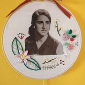 Mi Proyecto del curso: Bordado en fotografías sobre tela. Photograph, Collage, Paper Craft, Printing, Embroider, DIY, and Textile Design project by mjperezdelar70 - 01.22.2022