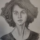 Il mio progetto del corso: Ritratto realistico con matite di grafite. Traditional illustration, Fine Arts, Sketching, Pencil Drawing, Drawing, Portrait Drawing, Realistic Drawing, Artistic Drawing, and Figure Drawing project by Claudio Capitani - 01.22.2022