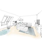 Anna's house. Traditional illustration, Drawing, Design, Architecture, Arts, and Crafts project by ninolla - 01.22.2022
