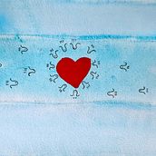 Dirección amor.. Traditional illustration, Watercolor Painting, Drawing, Pencil Drawing, Artistic Drawing, Children's Illustration, Stor, telling, Creating with Kids, Children's Literature, and Creative Writing project by sara_cqua - 01.22.2022