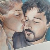 Il mio progetto del corso: Ritratto artistico ad acquerello. Fine Arts, Painting, Watercolor Painting, and Portrait Drawing project by Ilaria Pella - 02.09.2022