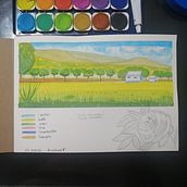 Mi Proyecto del curso: Cuaderno de viaje en acuarela. Traditional illustration, and Watercolor Painting project by Andreina - 01.23.2022