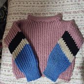 Mi Proyecto del curso: Crochet: crea prendas con una sola aguja. Fashion Design, Fiber Arts, DIY, Crochet, and Textile Design project by Brigitte Restrepo - 01.23.2022