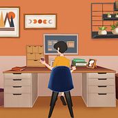 My project in Animated Frame by Frame Illustrations course. Traditional illustration, Animation, Digital Illustration, and Animated Illustration project by Michelle Brigitta - 01.11.2022