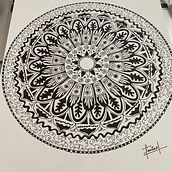 Mi Proyecto del curso: El arte de dibujar mandalas: crea patrones geométricos. Drawing & Ink Illustration project by Tania Gallardo Ramírez - 01.23.2022
