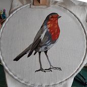 Il mio progetto del corso: Dipingere con filo: tecniche di illustrazione tessile. Traditional illustration, Embroider, and Textile Design project by Valentina Pizzato - 01.23.2022