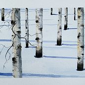 My project in Atmospheric Landscapes in Watercolor  course. Fine Arts, Painting, and Watercolor Painting project by npotte - 01.23.2022