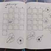 Mijn project van de cursus: Inleiding tot het geïllustreerde bullet journal. Traditional illustration, Arts, Crafts, Lettering, Drawing, Botanical Illustration, DIY, and Hand Lettering project by evawllms945 - 01.23.2022