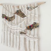 Tapiz de macrame. Projekt z dziedziny Tkanie użytkownika Sara Sanz Garrido - 23.01.2022