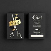 Logo Rebel Parrucchieri. Br, ing & Identit project by Mariavittoria Zanirato - 01.23.2022