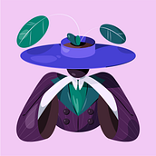 Plants in Action. Traditional illustration, Creativit, Digital Illustration, and Digital Drawing project by Aneta Hovhannisyan - 01.19.2022