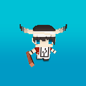 Voxel ICO Character!. 3D, Character Design, 3D Animation, 3D Modeling, and 3D Character Design project by rigger0815 - 01.23.2022