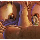 Crying Giant. Projekt z dziedziny Trad, c, jna ilustracja,  Sztuki piękne,  Malarstwo, Ilustracja c, frowa, Stor, telling, R, sunek realist, czn i Ilustracje dla dzieci użytkownika Eric Castleman - 24.01.2022