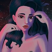 My project in Powerful Female Characters: Illustrating Confidence and Diversity course. Traditional illustration, Painting, Digital Illustration, Digital Drawing, and Digital Painting project by Mary Lou De Castro - 01.24.2022