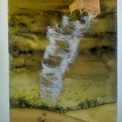 Wizard of Oz. Een project van Traditionele illustratie,  Beeldende kunst, Schilderij, Tekening met potlood,  Tekening, Aquarelschilderen, Kinderillustratie y Verhaallijn van Auriel Roe - 24.01.2022