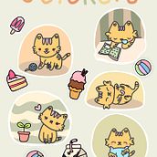 My project in Kawaii Illustration: Create Charming Characters course. Un progetto di Illustrazione tradizionale, Character design e Manga di Jiaqi Tan - 22.01.2022