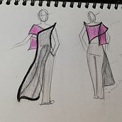 Mi Proyecto del curso: Introducción al diseño de moda. Fashion Design project by Dafne Rosique Fleite - 01.24.2022