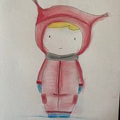Leti nella neve Ein Projekt aus dem Bereich Traditionelle Illustration von alessia_piccola - 10.01.2022