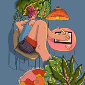 Evening routine Ein Projekt aus dem Bereich Traditionelle Illustration von Aleksandra Volkova - 24.01.2022