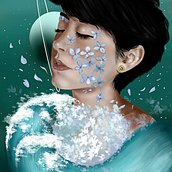 RITRATTO FANTASTICO. Traditional illustration, and Digital Drawing project by Michela Antonuccio - 01.12.2022