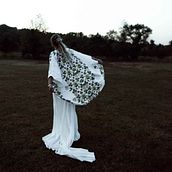 Custom Hand-painted Bridal Caftan. Fashion Design, Design, Arts, and Crafts project by Errin - 09.23.2020