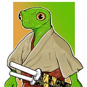 Samurai. Traditional illustration project by Eduardo Arcas - 01.25.2022
