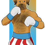 Boxer… Boxer . Traditional illustration project by Eduardo Arcas - 01.25.2022