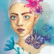 My project in Illustrated Portrait in Watercolor course. Traditional illustration, Fine Arts, Painting, Drawing, Watercolor Painting, Portrait Drawing, and Artistic Drawing project by n.mueller - 01.25.2022