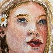 My project in Watercolor Portrait from a Photo course. Traditional illustration, Watercolor Painting, and Portrait Drawing project by anna_oram - 01.25.2022