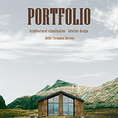 Portfolio: Cabin in Iceland. Traditional illustration, 3D, Architecture, Interior Architecture, Interior Design, Photograph, Post-production, Infographics, Decoration, Digital Architecture, Interior Decoration, and ArchVIZ project by Javier Fernandez - 01.13.2022